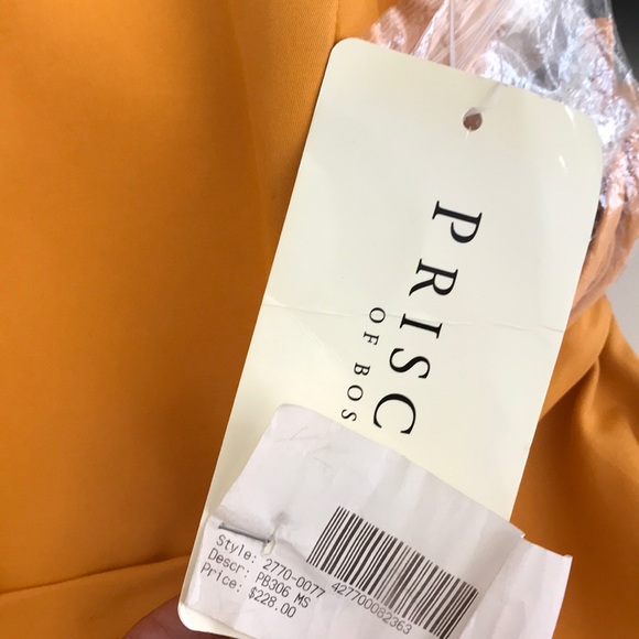 PRISCILLA of Boston pleated strapless dress - Picture 5 of 5